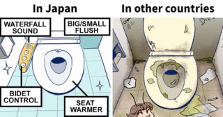 48 Illustrations Showing The Cultural Differences Between Japan And Other Countries!