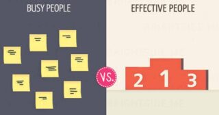 13 differences between busy and effective people